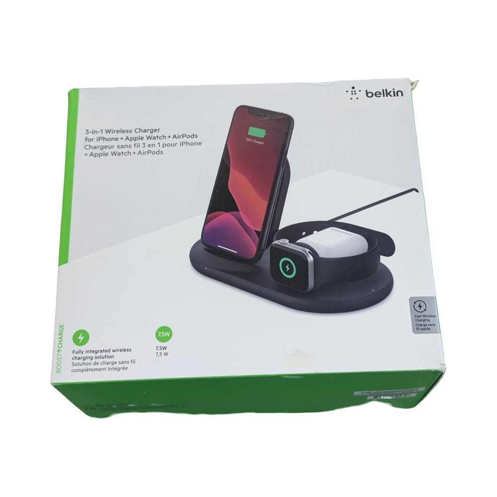 BbU Belkin  Boost Charge Wireless 3 In 1‎ Charging Dock for iPhone | Apple Watch